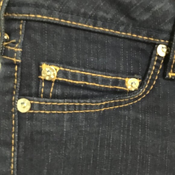 True Religion Halle Super Skinny Dark Wash Jeans Size 28 - Picture 3 of 13